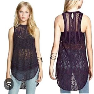 Free PeopleModern Mesh Maisie Tunic Tea